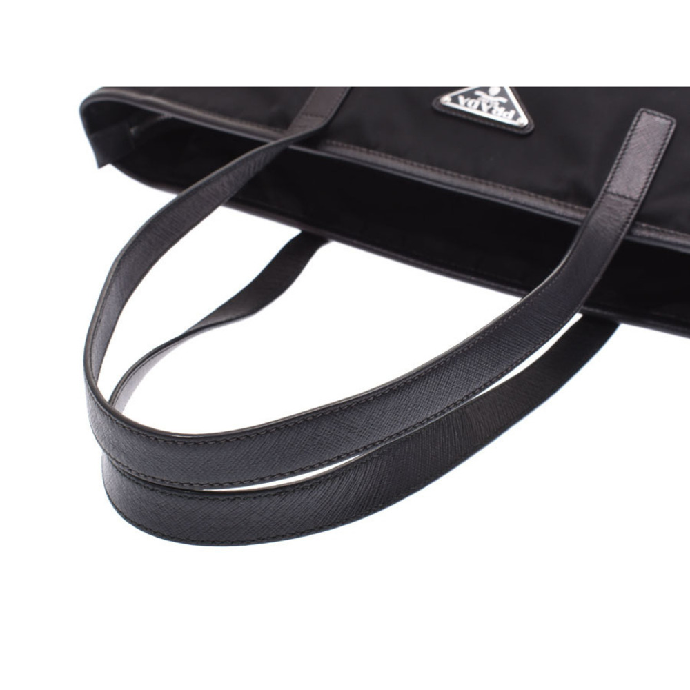 Prada Black tote Re Nylon bag Saffiano - Picture 3 of 11